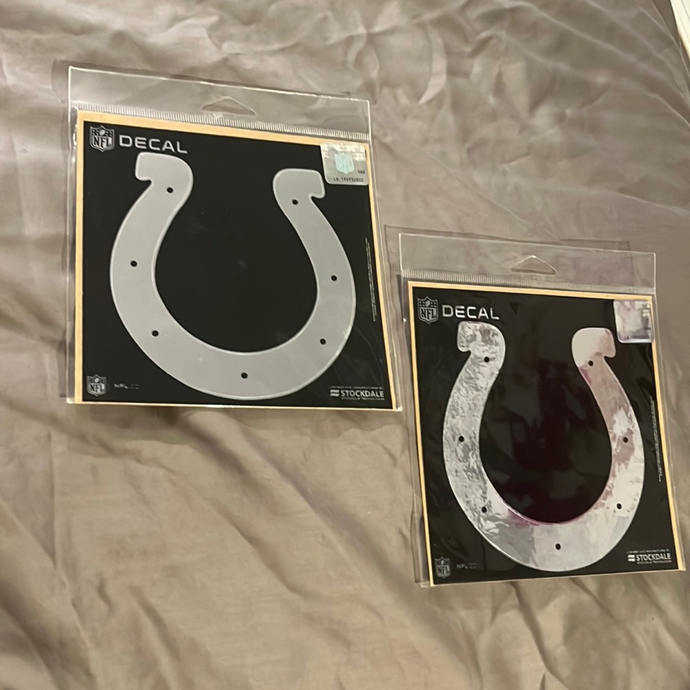 Colts 6” metallic decal 2 for $10